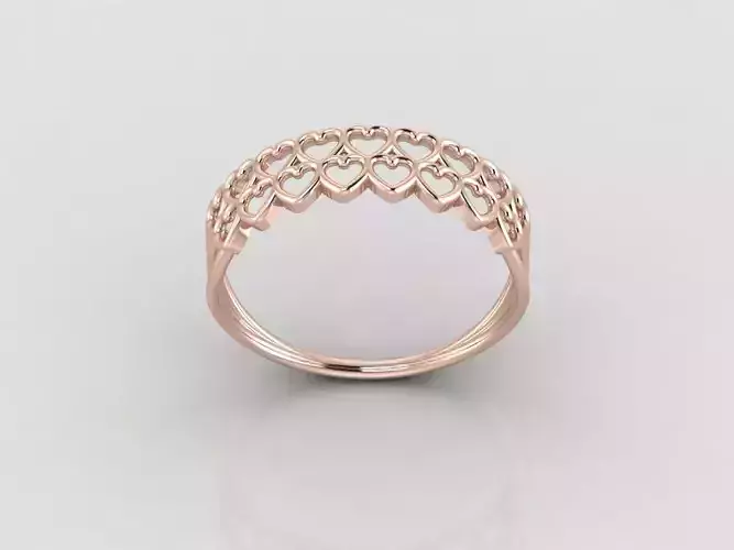 Women Ring Fancy Ring Plain light weight STL 3DM Printable 3D print model