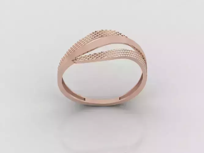 Women Ring Fancy Ring Plain light weight STL 3DM Printable 3D print model