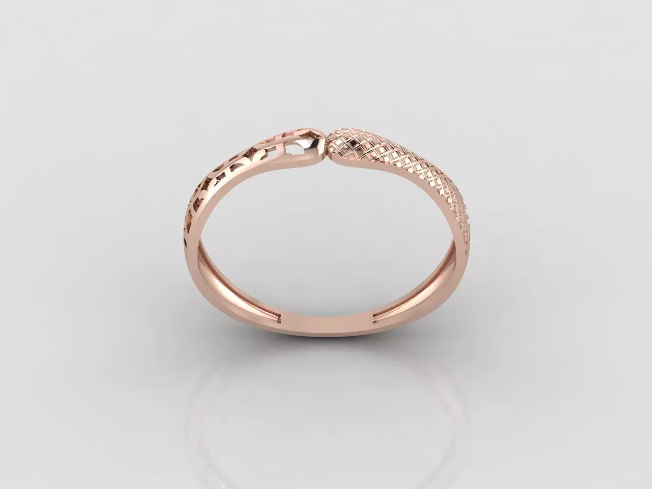 Women Ring Fancy Ring Plain light weight STL 3DM Printable 3D print model_0