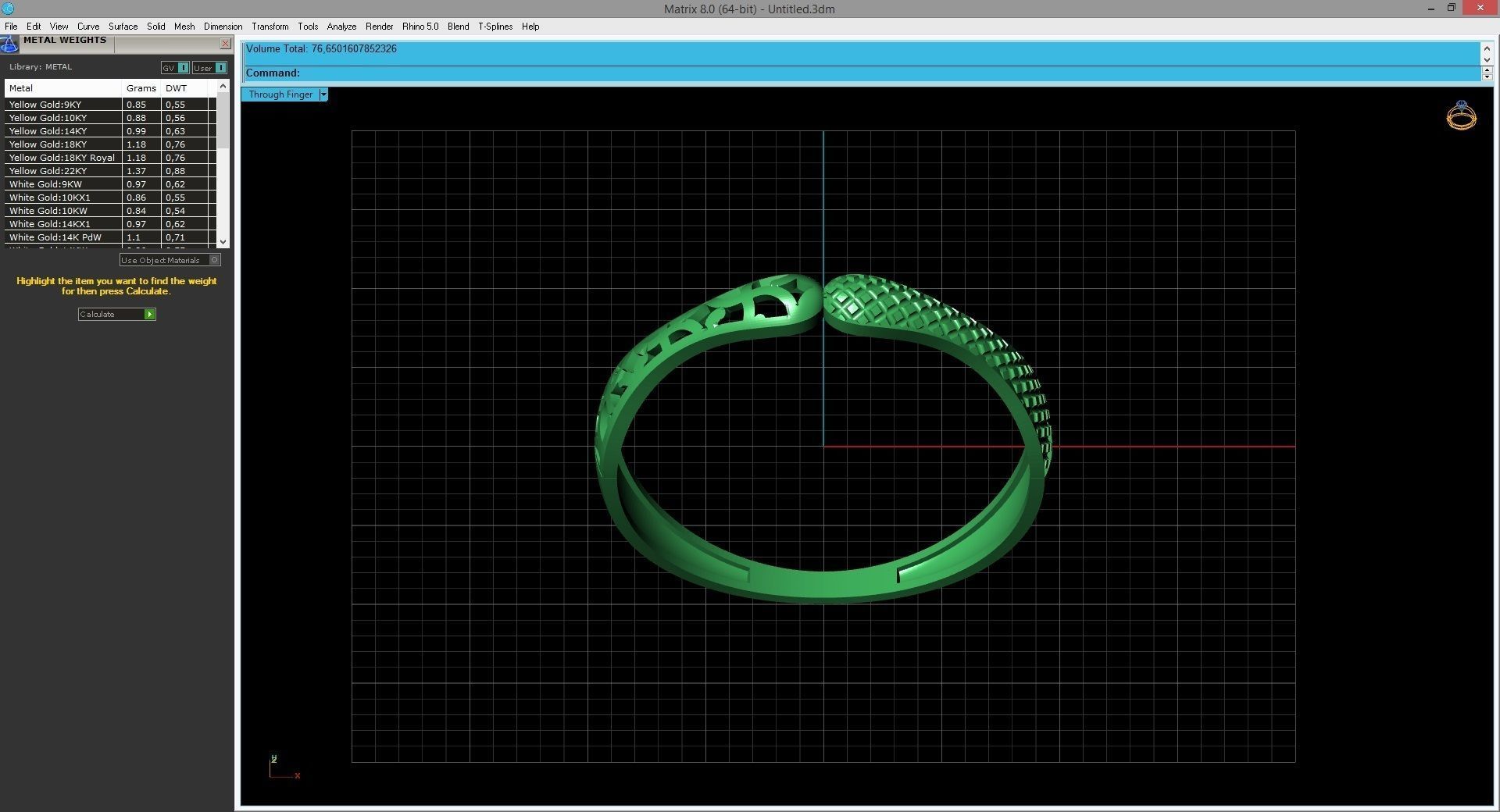 Women Ring Fancy Ring Plain light weight STL 3DM Printable 3D print model_4