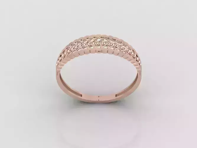 Women Ring Fancy Ring Plain light weight STL 3DM Printable 3D print model