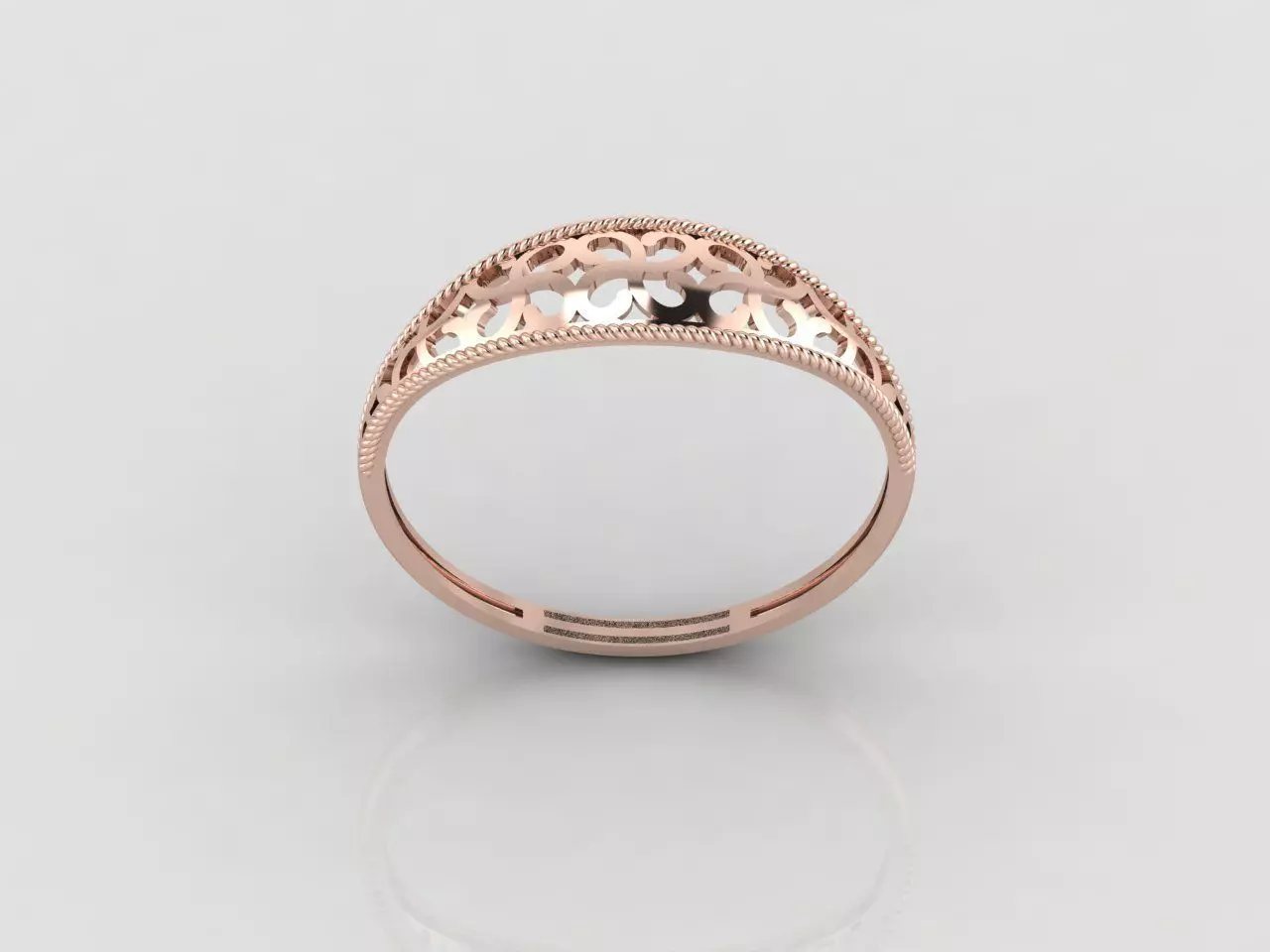 Women Ring Fancy Ring Plain light weight STL 3DM Printable 3D print model