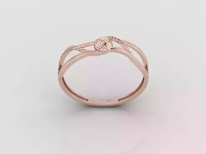 Women Ring Fancy Ring Plain light weight STL 3DM Printable 3D print model