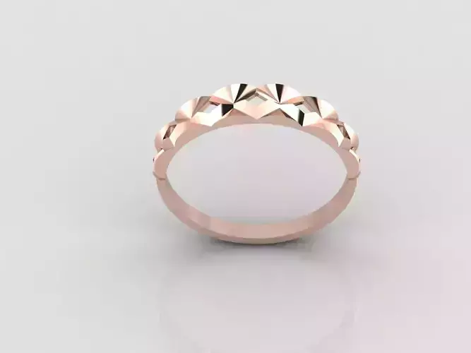 Women Ring Fancy Ring Plain light weight STL 3DM Printable 3D print model