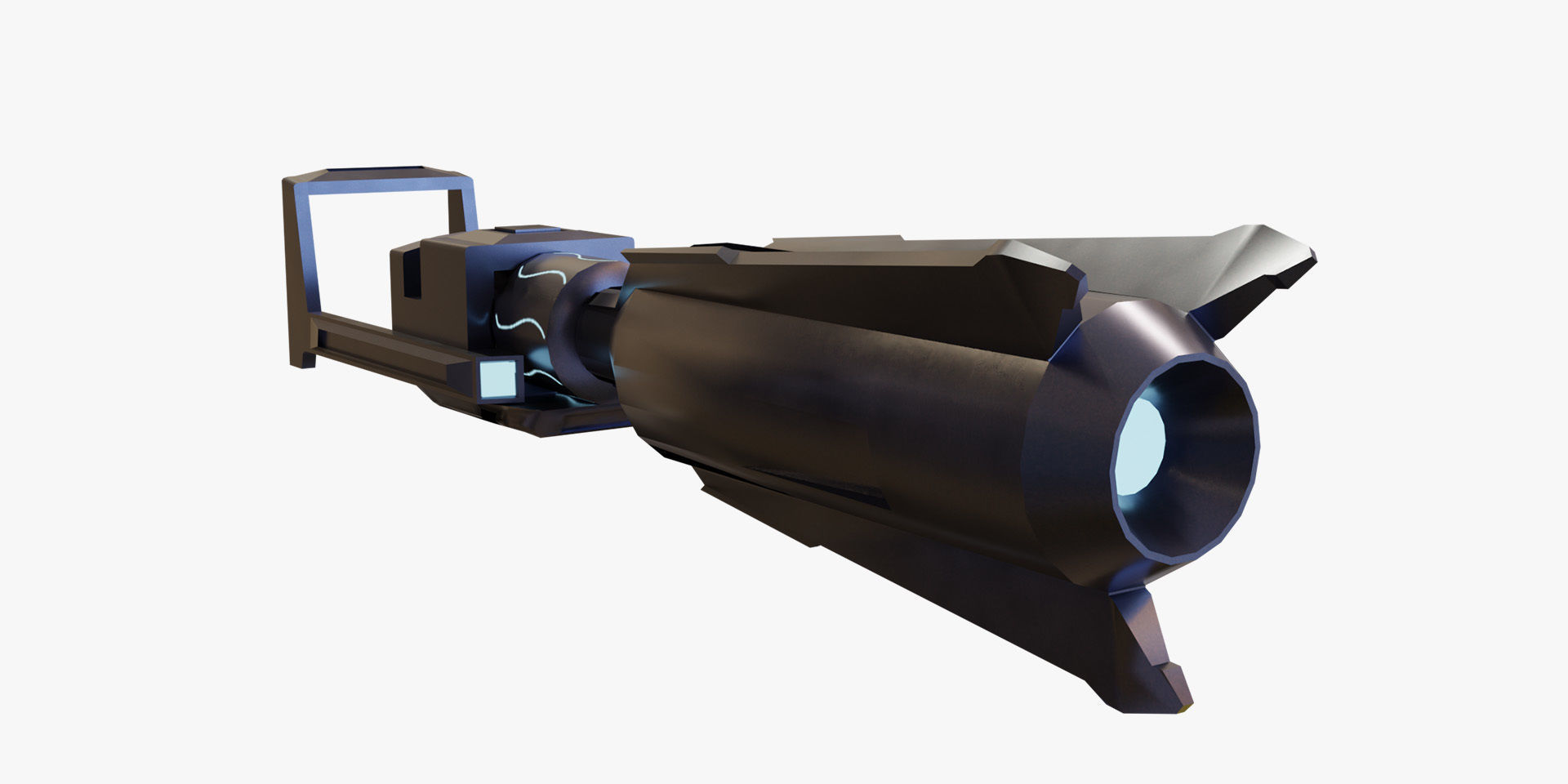 Black Rock Shooter-Anime Character Rigged  Low-poly 3D model_20