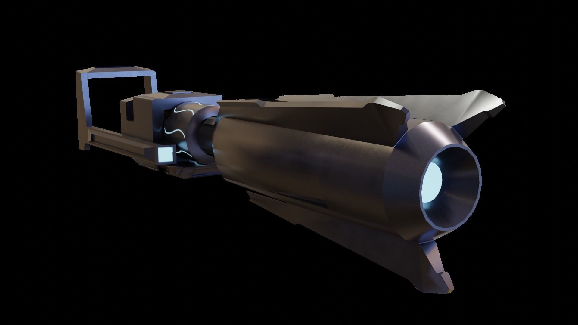 Black Rock Shooter-Anime Character Rigged  Low-poly 3D model_41