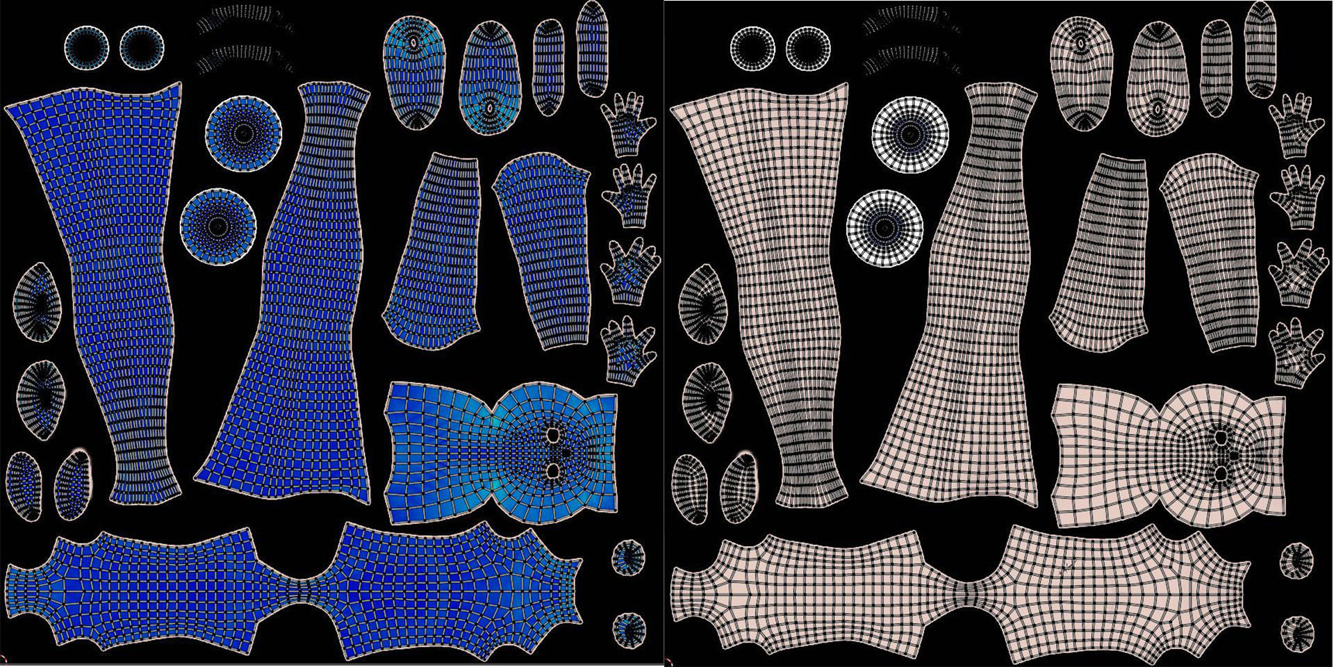 Black Rock Shooter-Anime Character Rigged  Low-poly 3D model_27