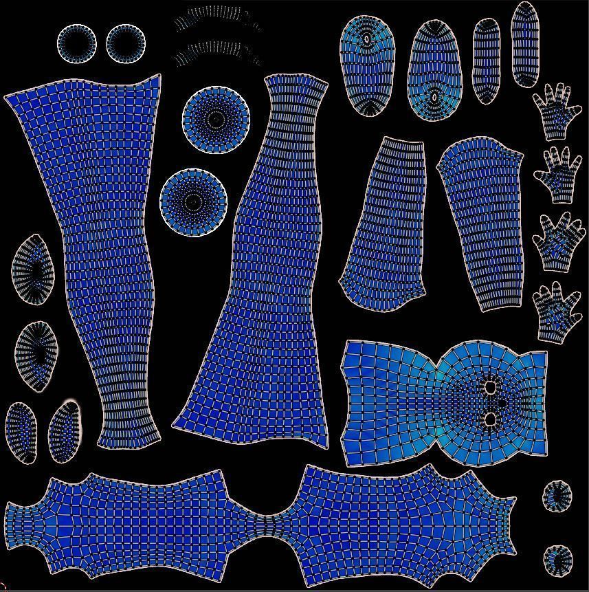 Black Rock Shooter-Anime Character Rigged  Low-poly 3D model_51