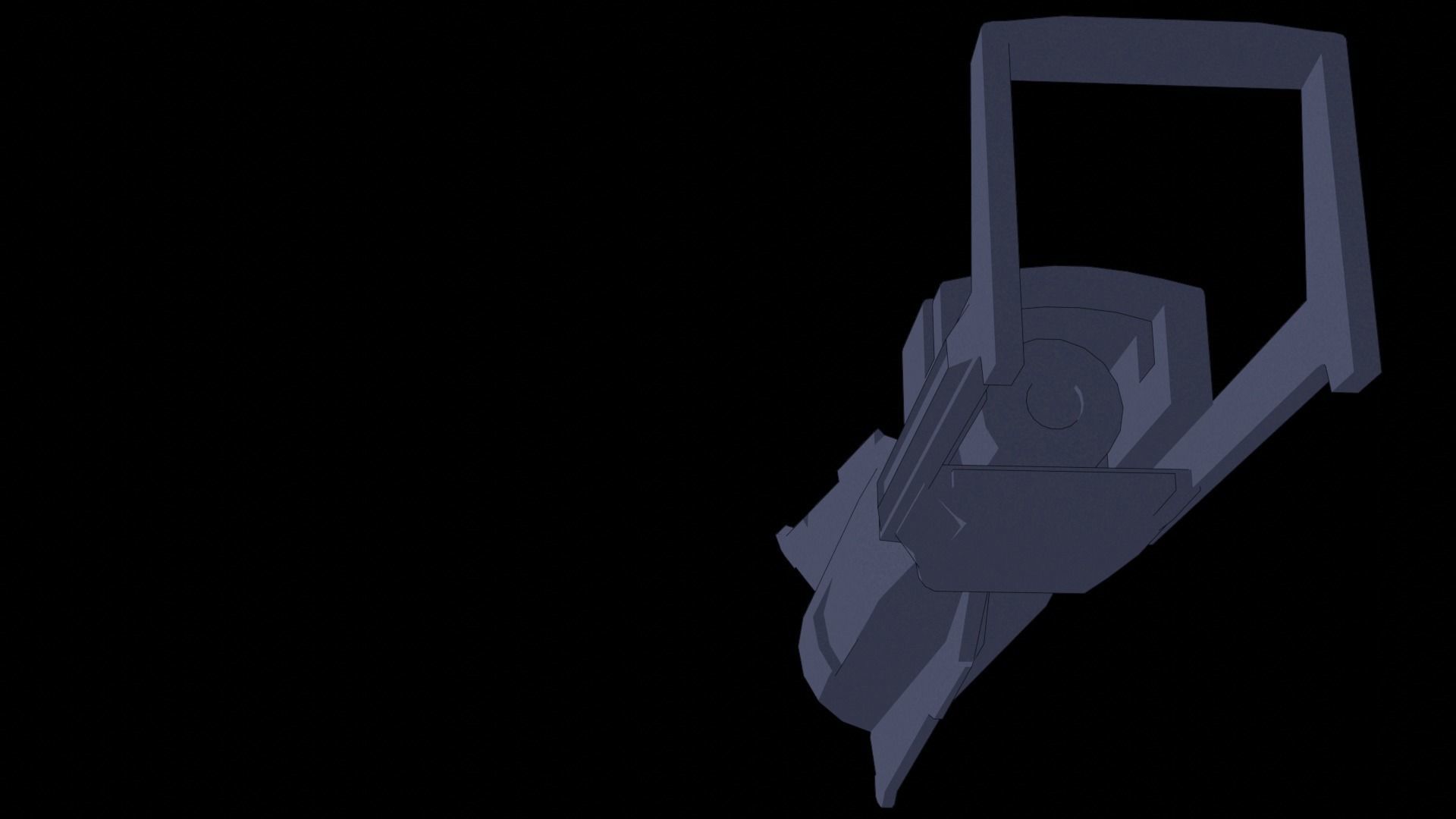 Black Rock Shooter-Anime Character Rigged  Low-poly 3D model_56