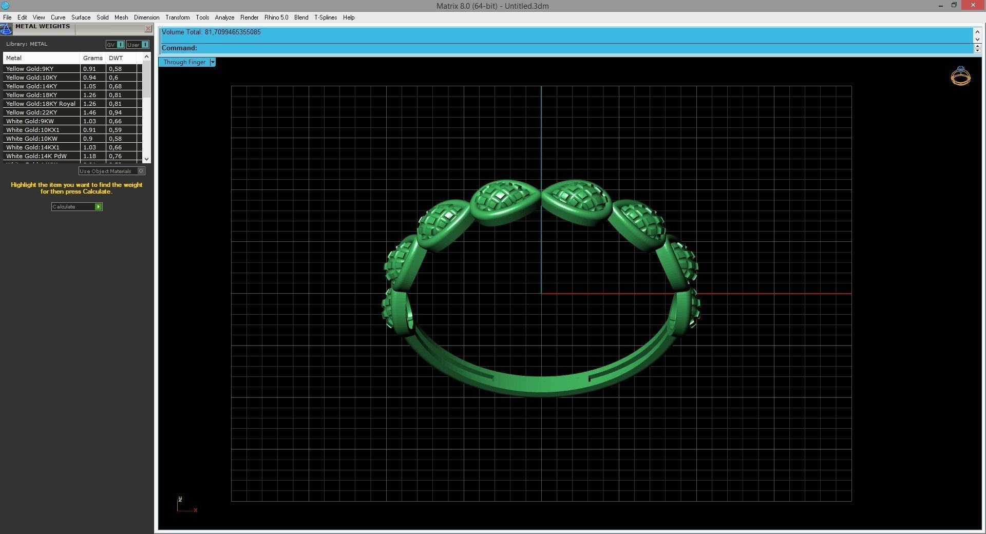 Women Ring Fancy Ring Plain light weight STL 3DM Printable 3D print model_4