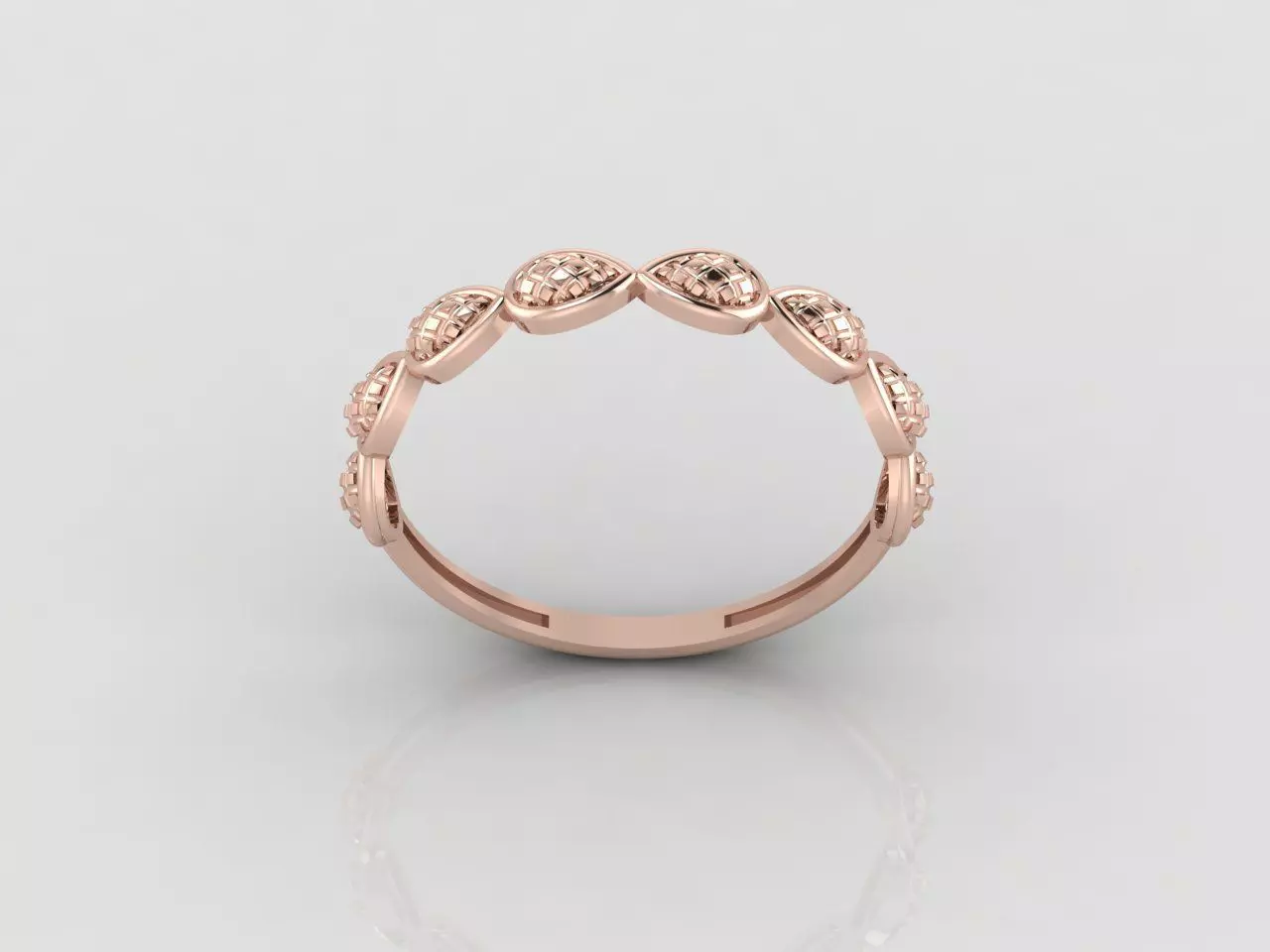 Women Ring Fancy Ring Plain light weight STL 3DM Printable 3D print model_0