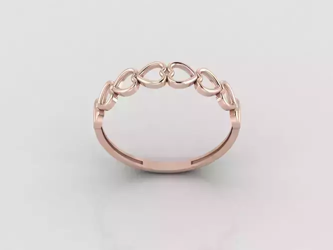 Women Ring Fancy Ring Plain light weight STL 3DM Printable 3D print model