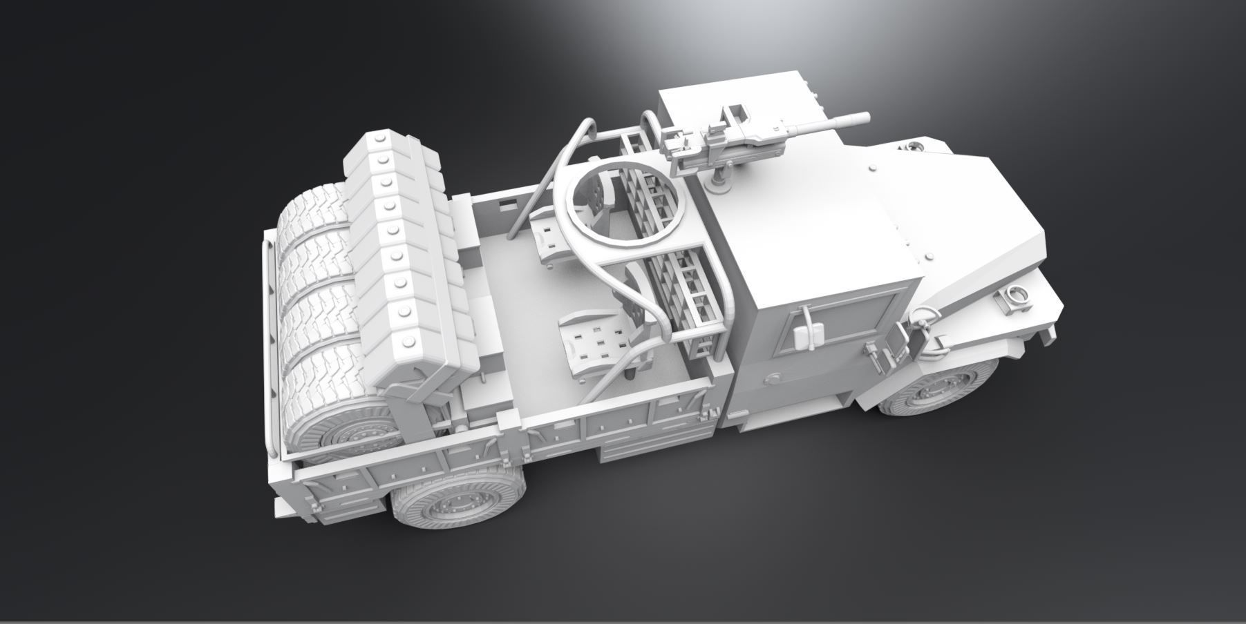 ACMAT VLRA mothership Scale model 3D print model_3