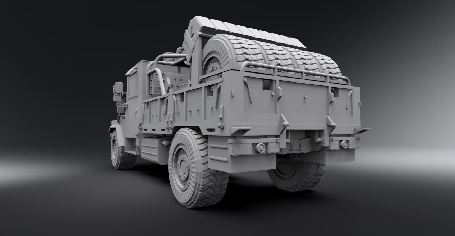 ACMAT VLRA mothership Scale model 3D print model_2