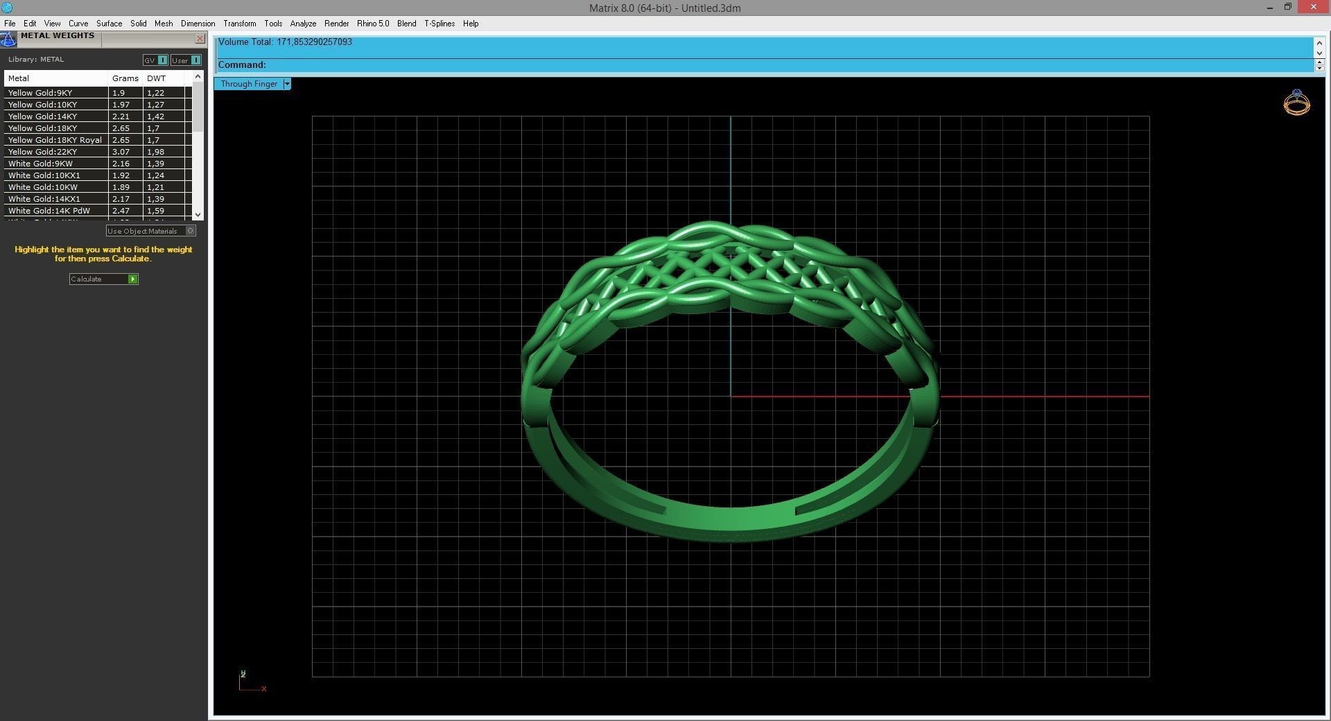 Women Ring Fancy Ring Plain light weight STL 3DM Printable 3D print model_4