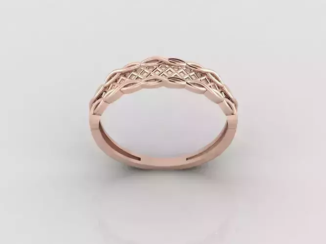 Women Ring Fancy Ring Plain light weight STL 3DM Printable 3D print model