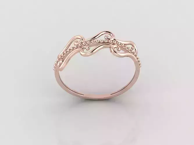 Women Ring Fancy Ring Plain light weight STL 3DM Printable 3D print model