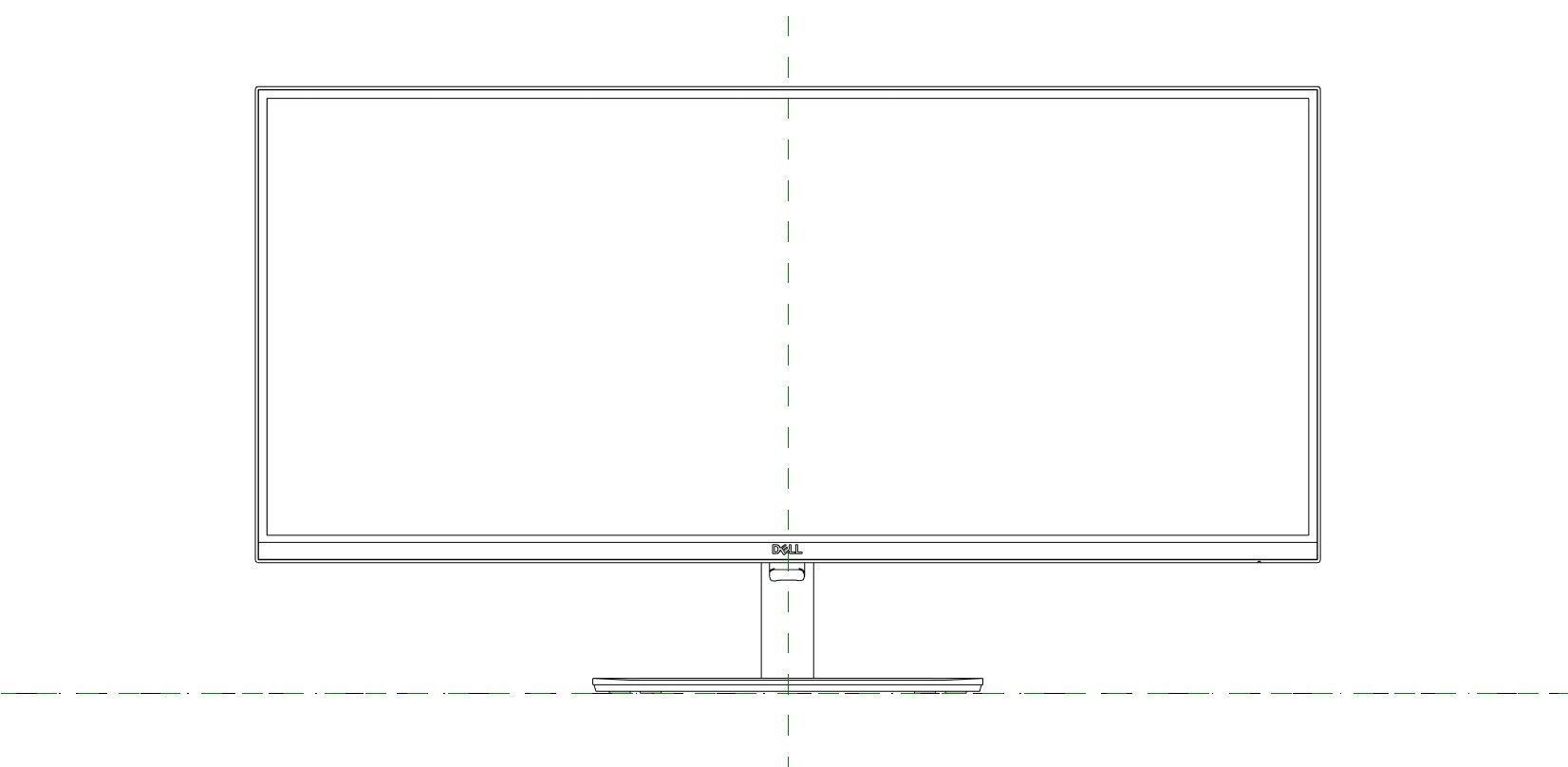 Revit Family - Monitor 34 3D model_20
