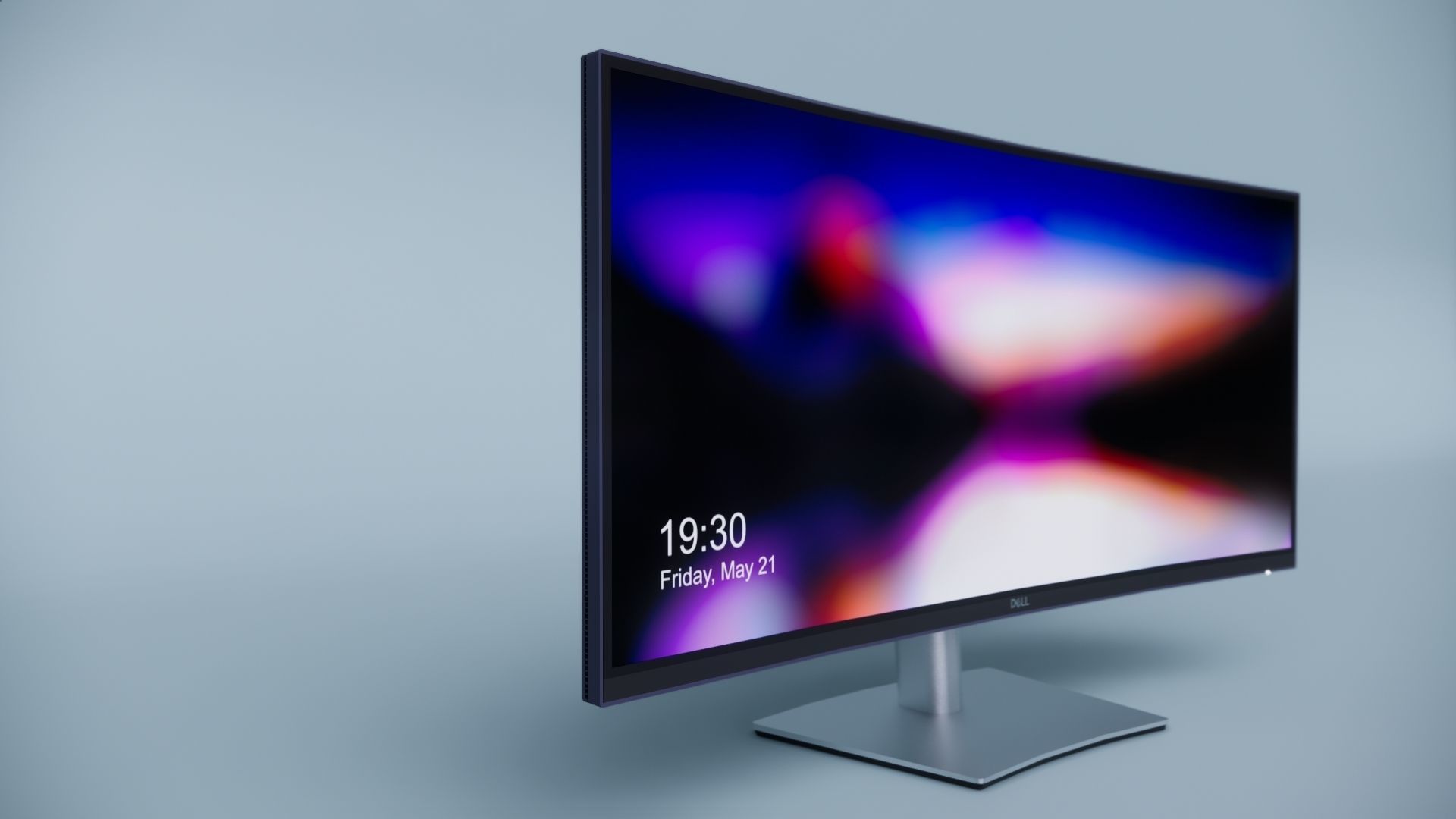 Revit Family - Monitor 34 3D model_1