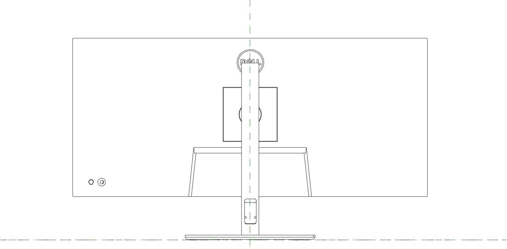 Revit Family - Monitor 34 3D model_22