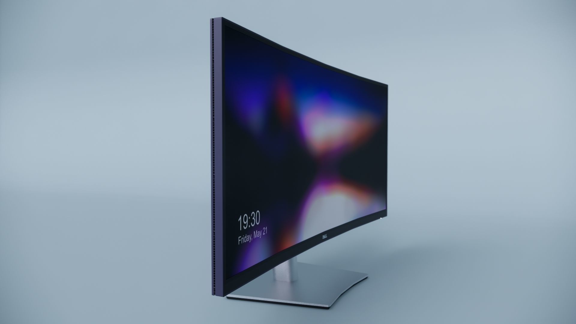 Revit Family - Monitor 34 3D model_9