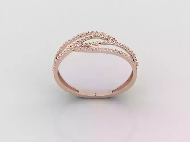 Women Ring Fancy Ring Plain light weight STL 3DM Printable 3D print model