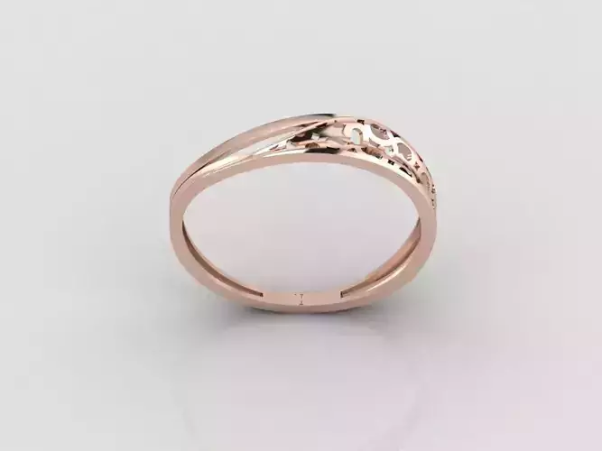 Women Ring Fancy Ring Plain light weight STL 3DM Printable 3D print model