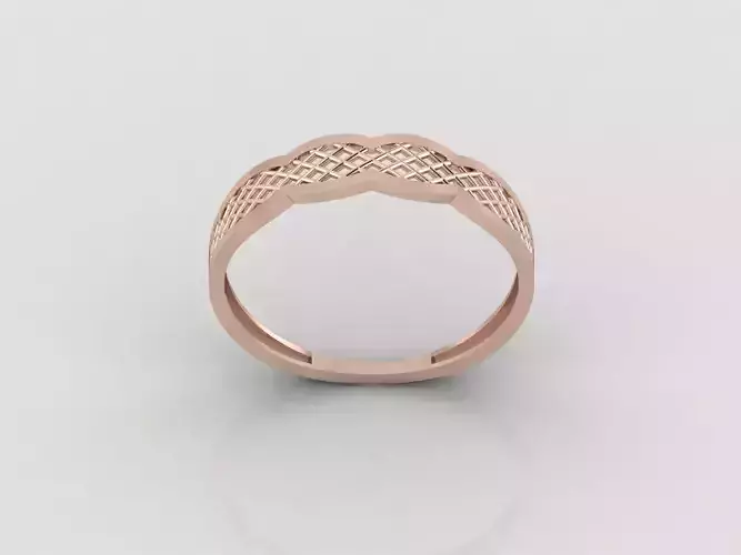 Women Ring Fancy Ring Plain light weight STL 3DM Printable 3D print model
