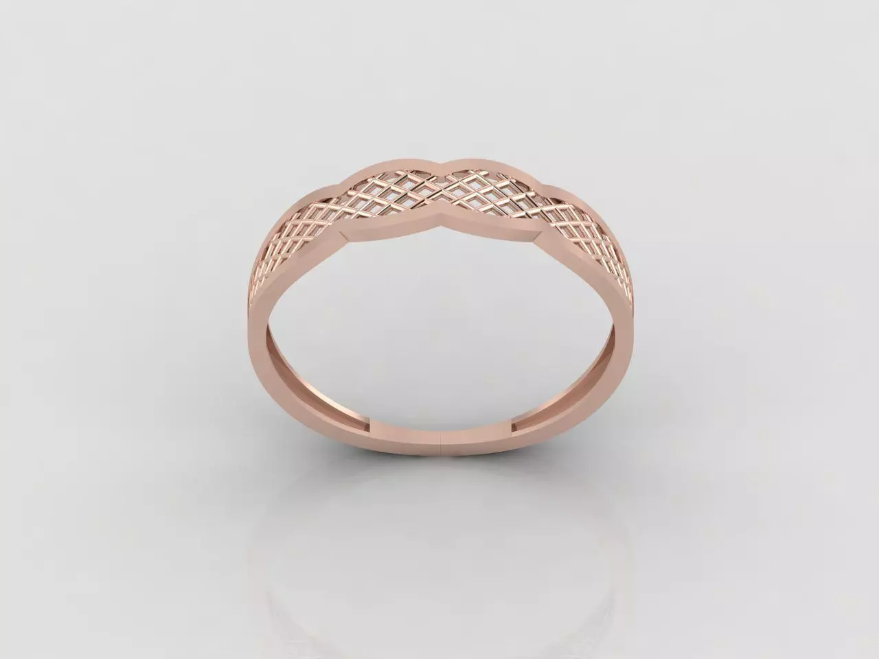 Women Ring Fancy Ring Plain light weight STL 3DM Printable 3D print model_0
