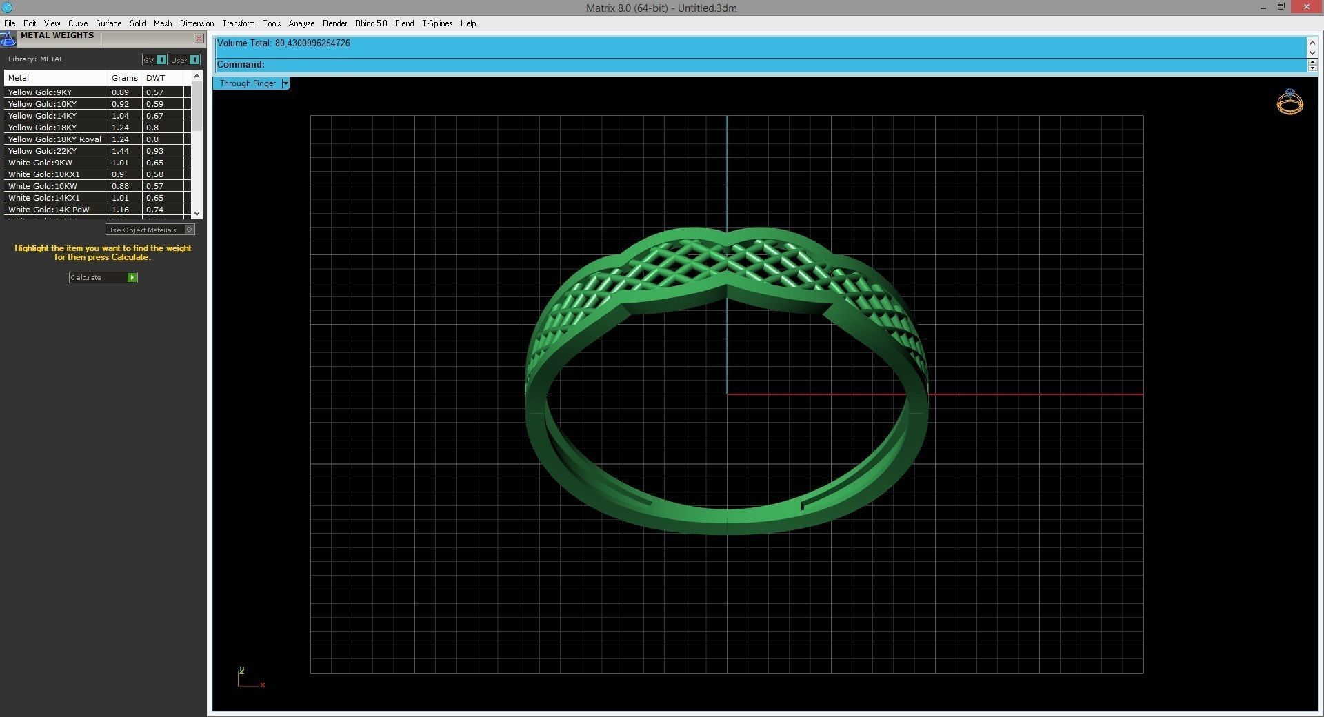 Women Ring Fancy Ring Plain light weight STL 3DM Printable 3D print model_4