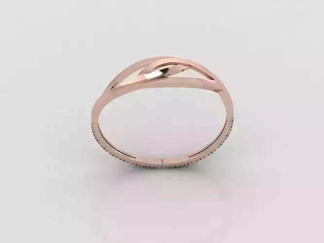 Women Ring Fancy Ring Plain light weight STL 3DM Printable 3D print model
