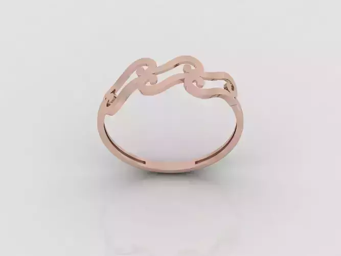 Women Ring Fancy Ring Plain light weight STL 3DM Printable 3D print model