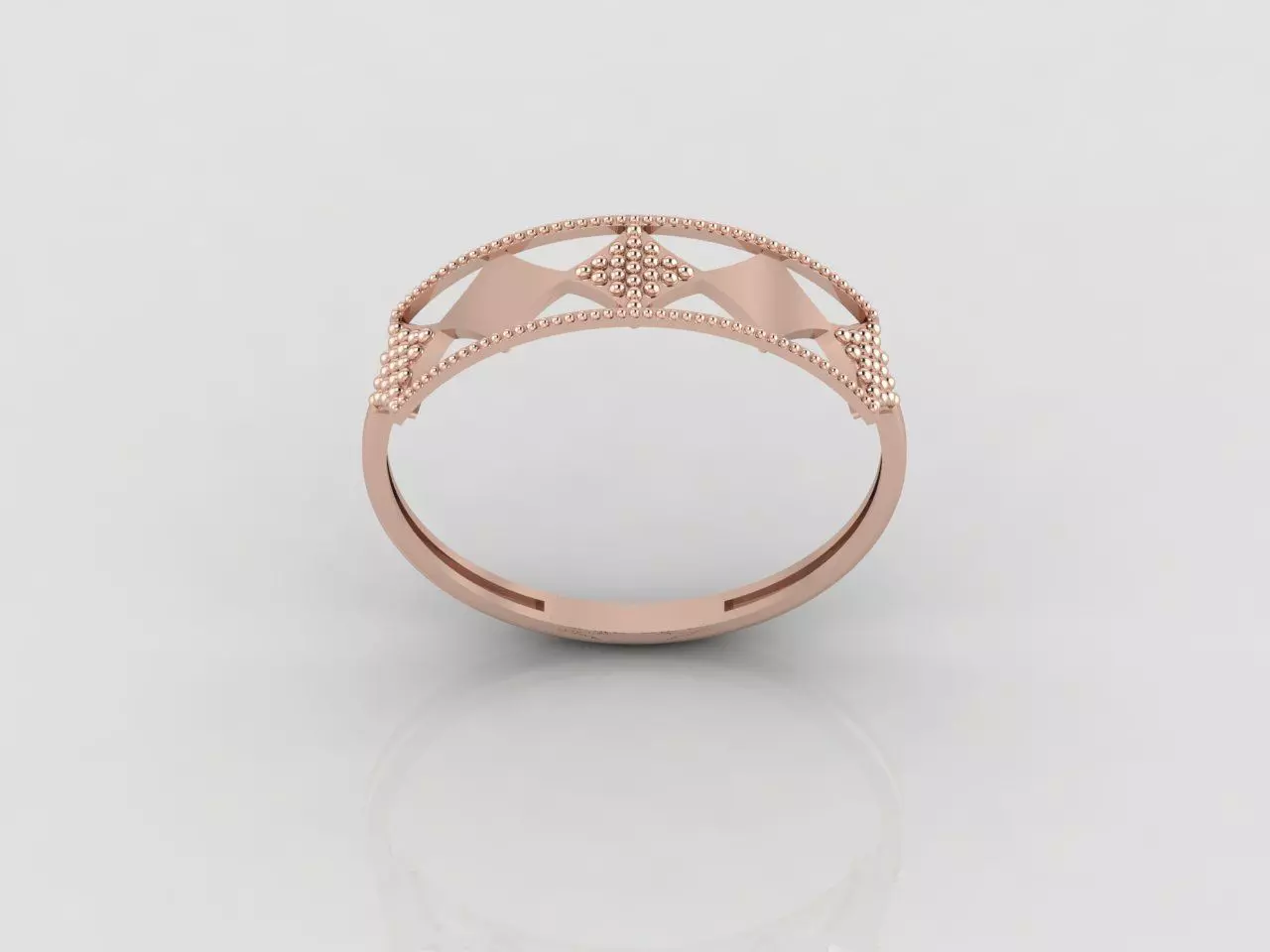 Women Ring Fancy Ring Plain light weight STL 3DM Printable 3D print model_0