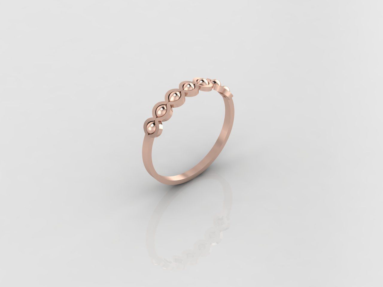 Women Ring Fancy Ring Plain light weight STL 3DM Printable 3D print model_1