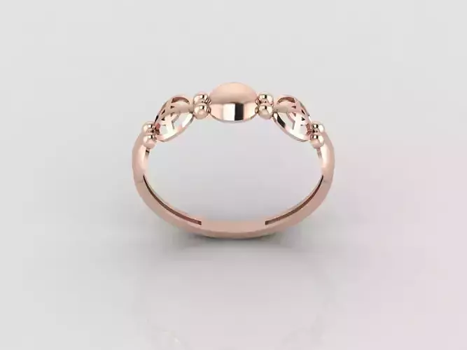 Women Ring Fancy Ring Plain light weight STL 3DM Printable 3D print model
