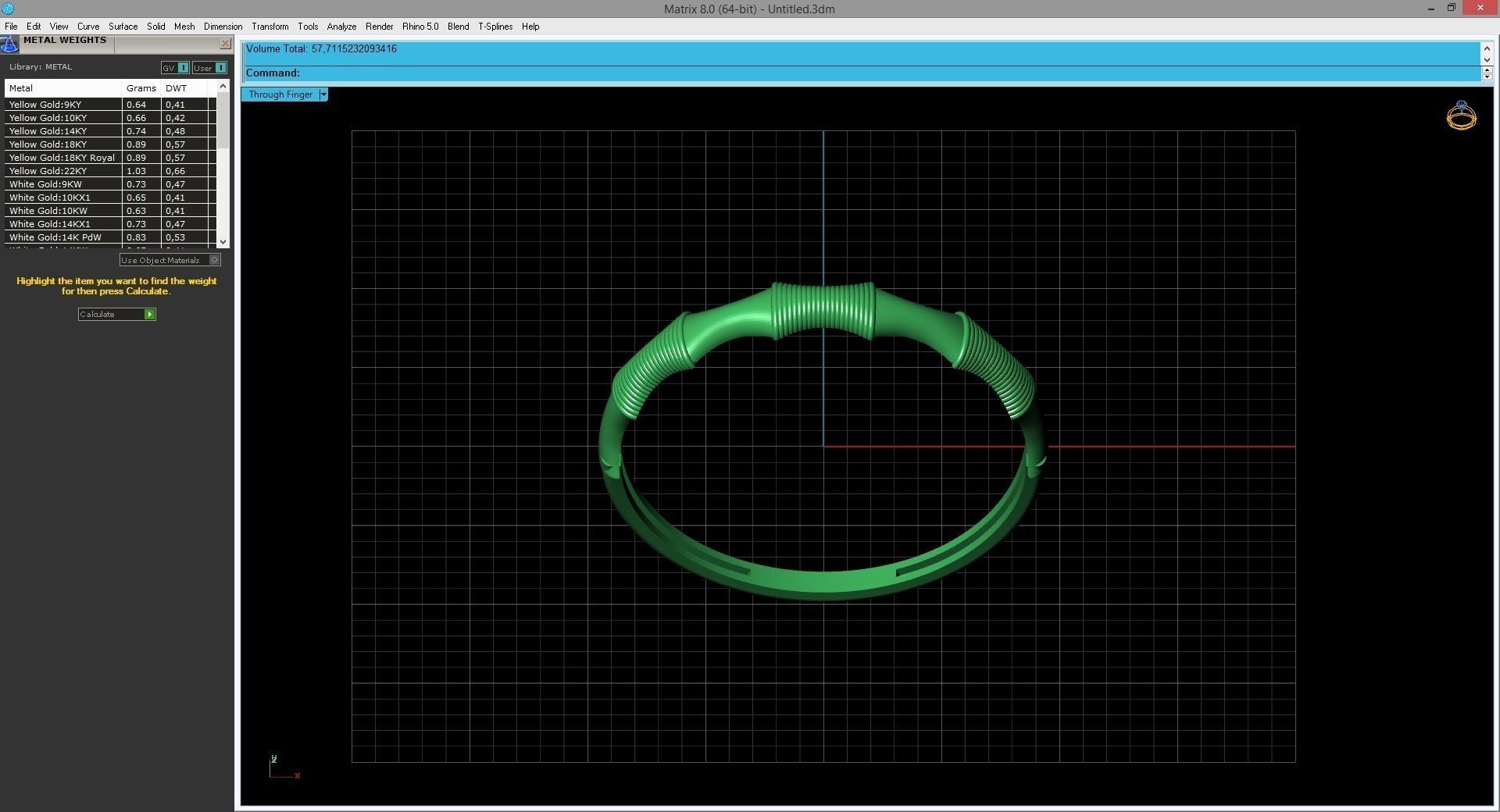 Women Ring Fancy Ring Plain light weight STL 3DM Printable 3D print model_4