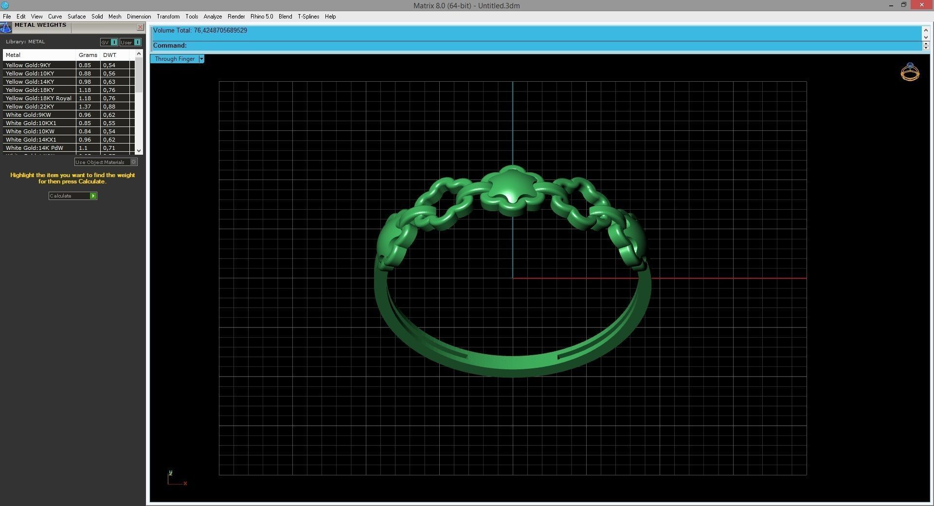 Women Ring Fancy Ring Plain light weight STL 3DM Printable 3D print model_4