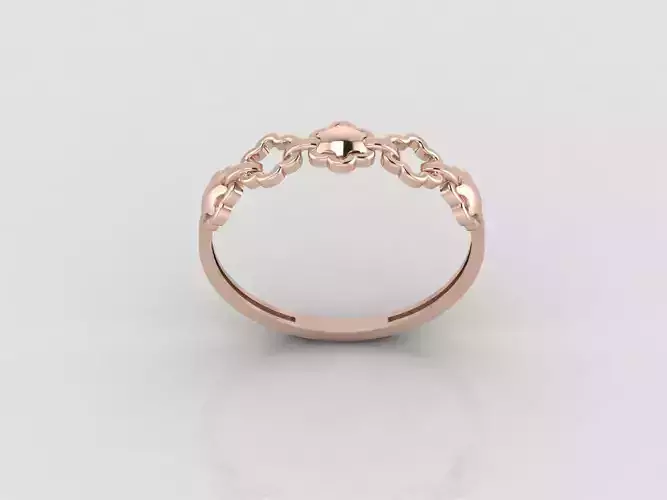 Women Ring Fancy Ring Plain light weight STL 3DM Printable 3D print model