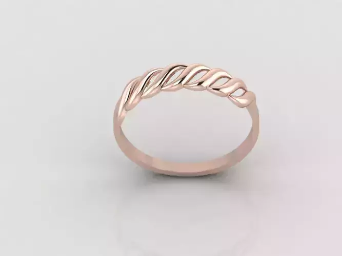 Women Ring Fancy Ring Plain light weight STL 3DM Printable 3D print model