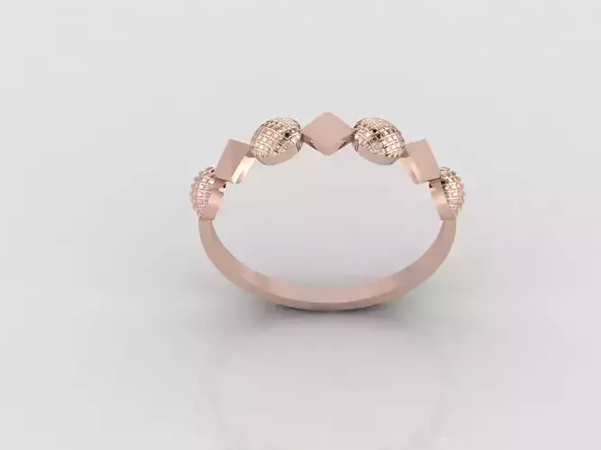Women Ring Fancy Ring Plain light weight STL 3DM Printable 3D print model