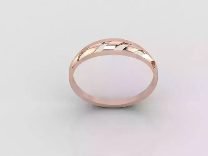 Women Ring Fancy Ring Plain light weight STL 3DM Printable 3D print model