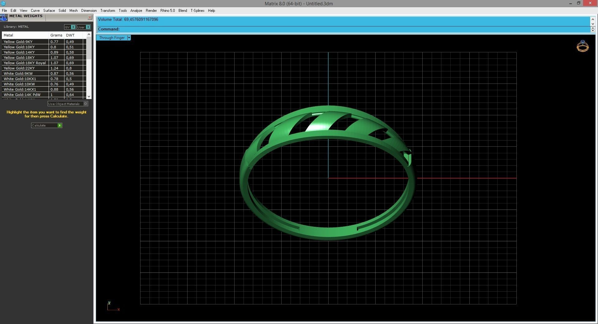 Women Ring Fancy Ring Plain light weight STL 3DM Printable 3D print model_4