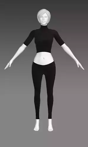 Woman Clothing A-Pose 420