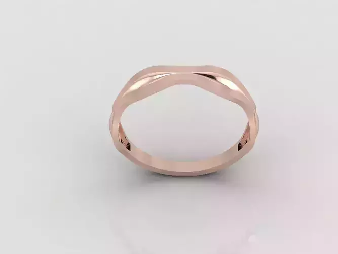 Women Ring Fancy Ring Plain light weight STL 3DM Printable 3D print model