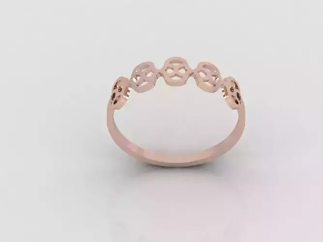Women Ring Fancy Ring Plain light weight STL 3DM Printable 3D print model