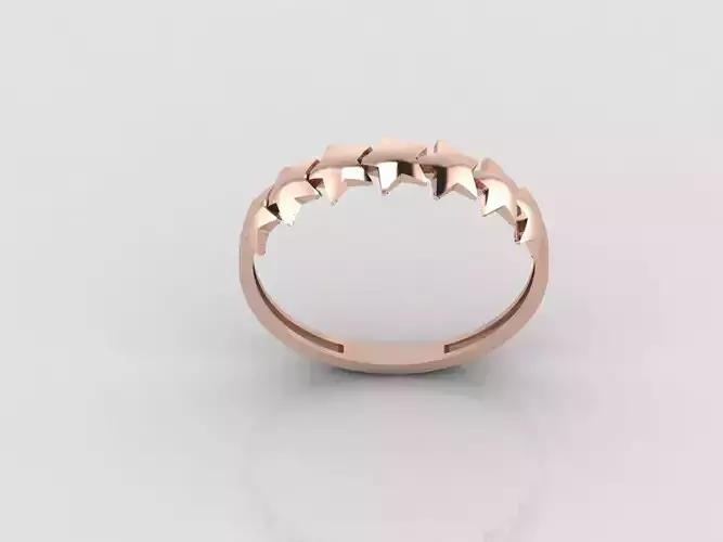 Women Ring Fancy Ring Plain light weight STL 3DM Printable 3D print model