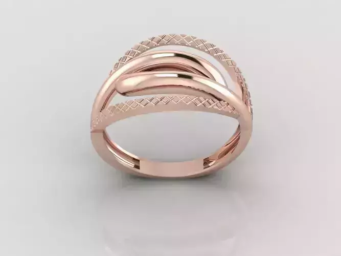 Women Ring Fancy Ring Plain light weight STL 3DM Printable 3D print model