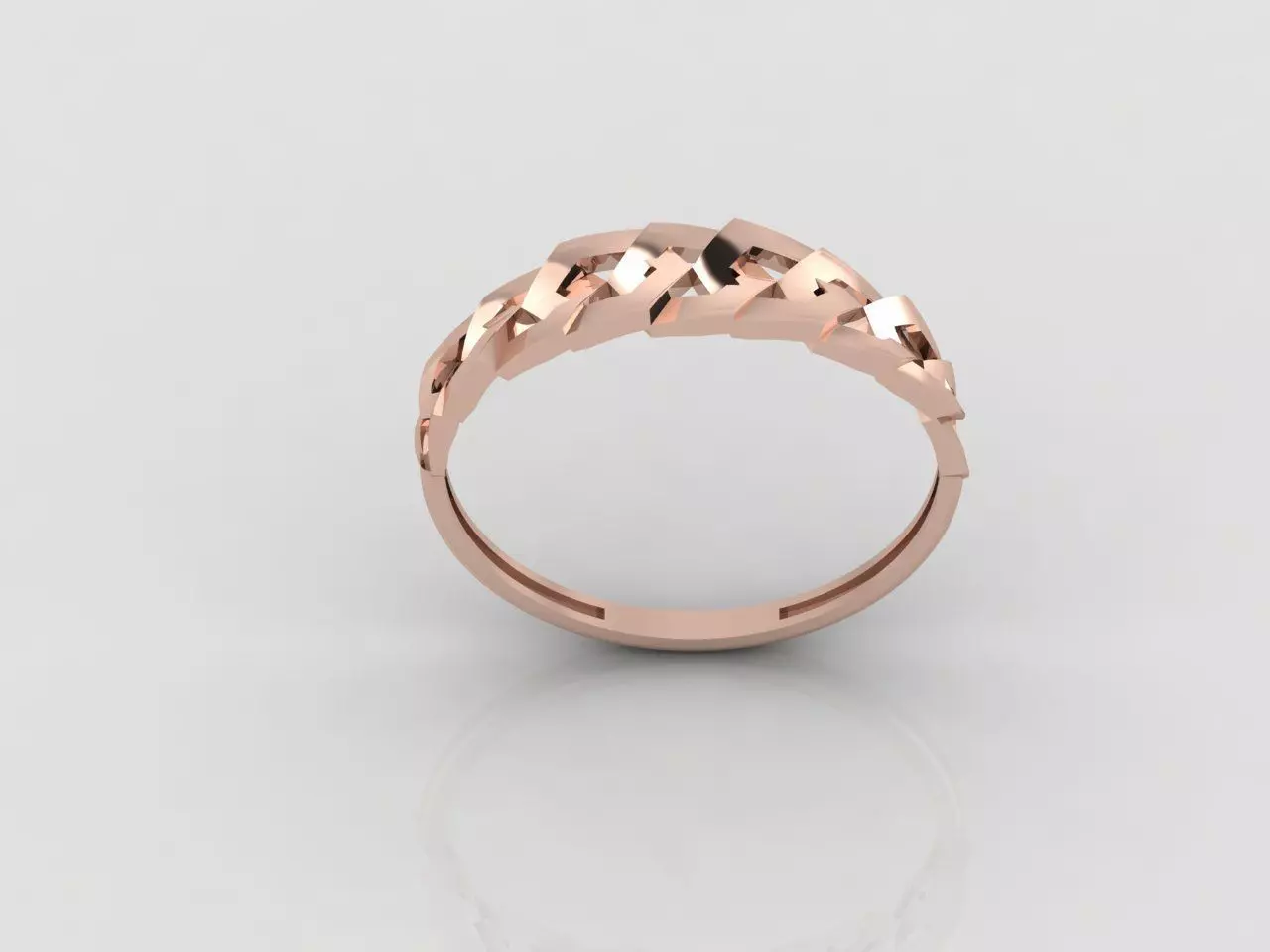 Women Ring Fancy Ring Plain light weight STL 3DM Printable 3D print model_0