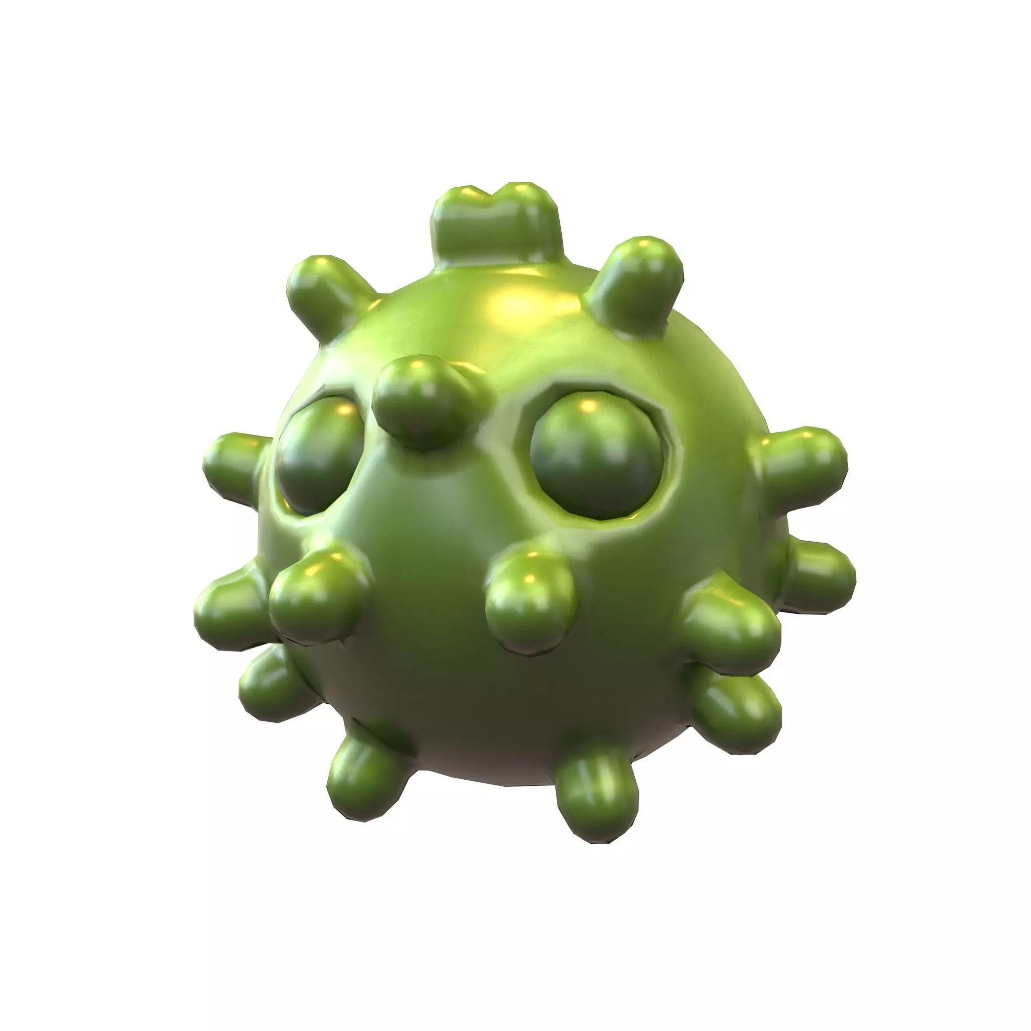 Virus Character v1 013 Low-poly 3D model_0