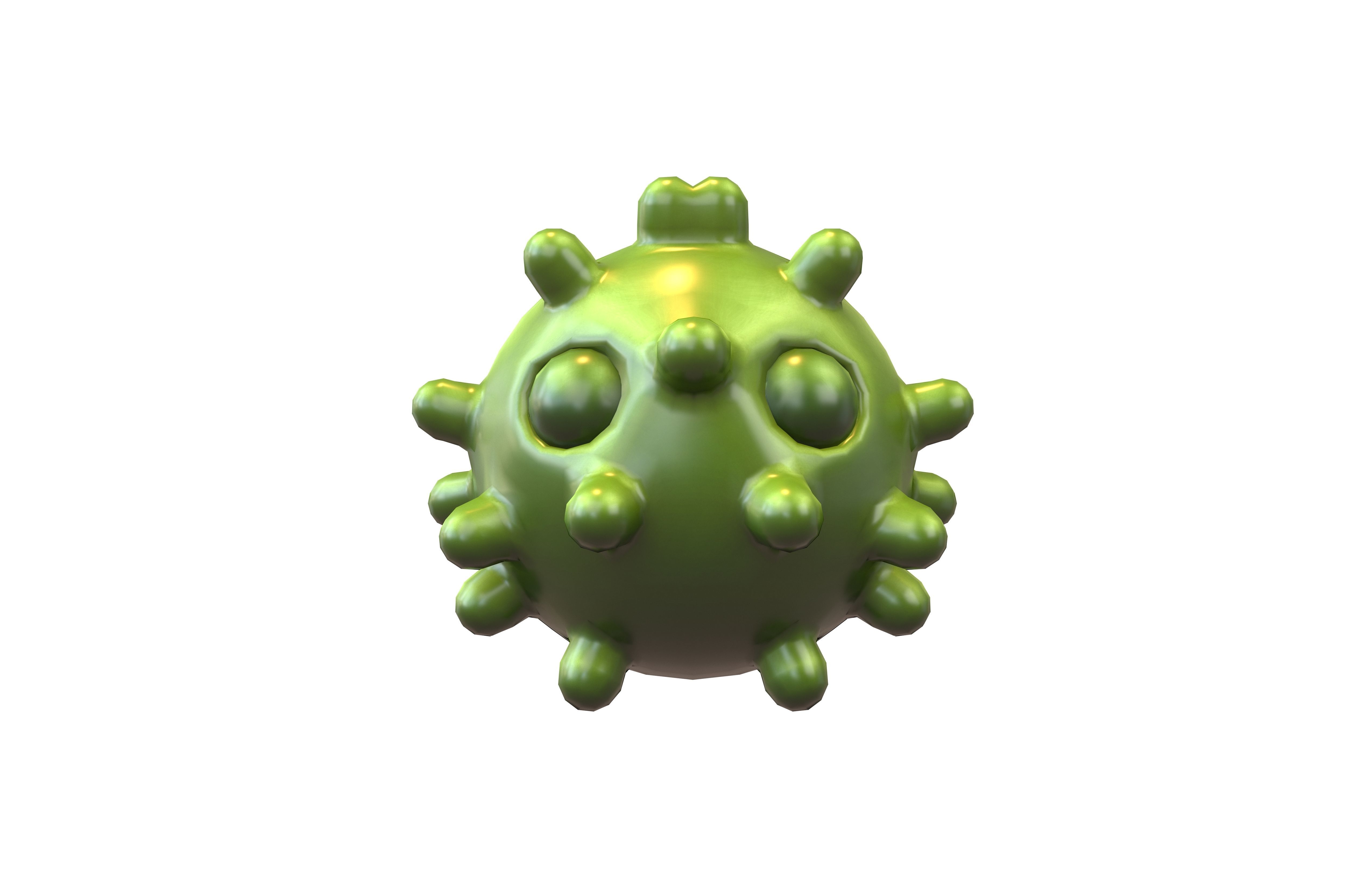 Virus Character v1 013 Low-poly 3D model_2